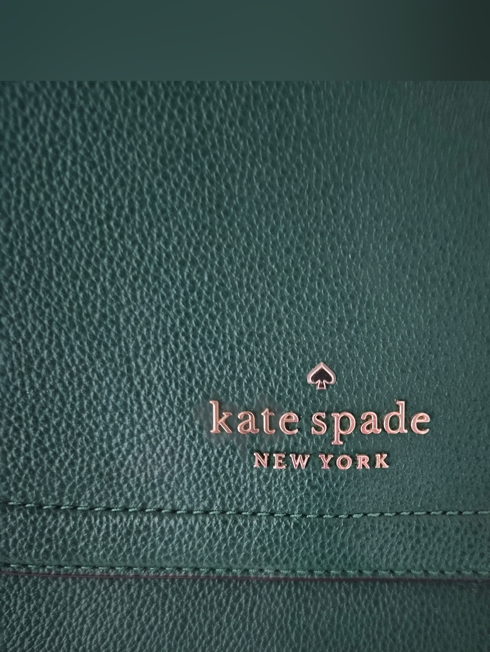 EUC Kate Spade New York Blake Saddle Bag Deep Jade (Green) - Picture 5 of 13